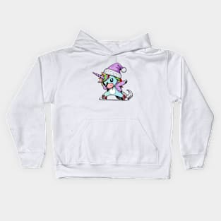 Unicorn Santa Kids Hoodie